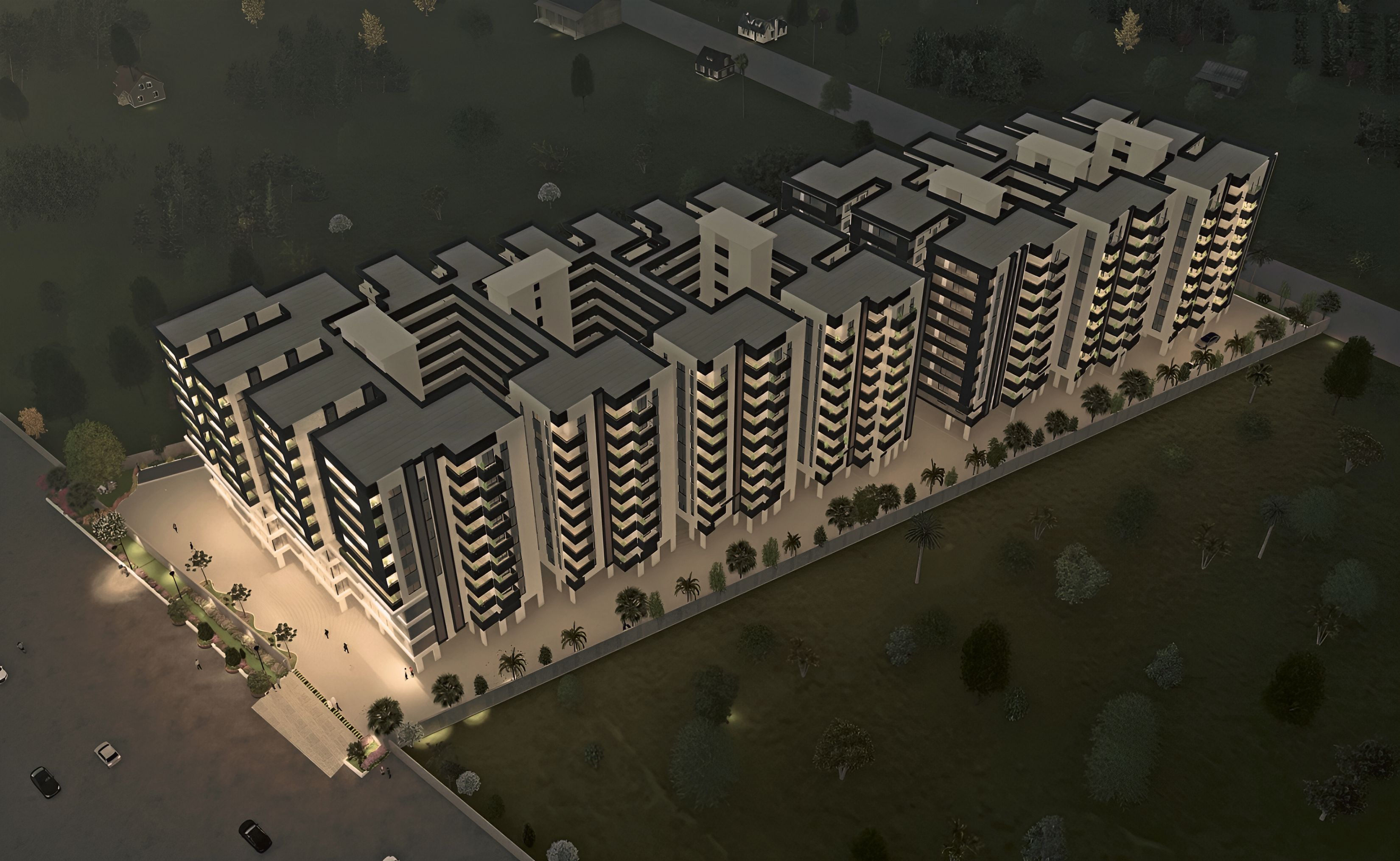 Radha Krishna Towers Entrance